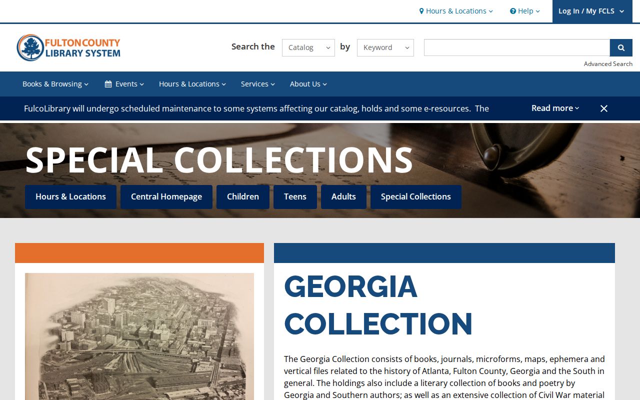 Fulton Georgia history collections for Union City directory research