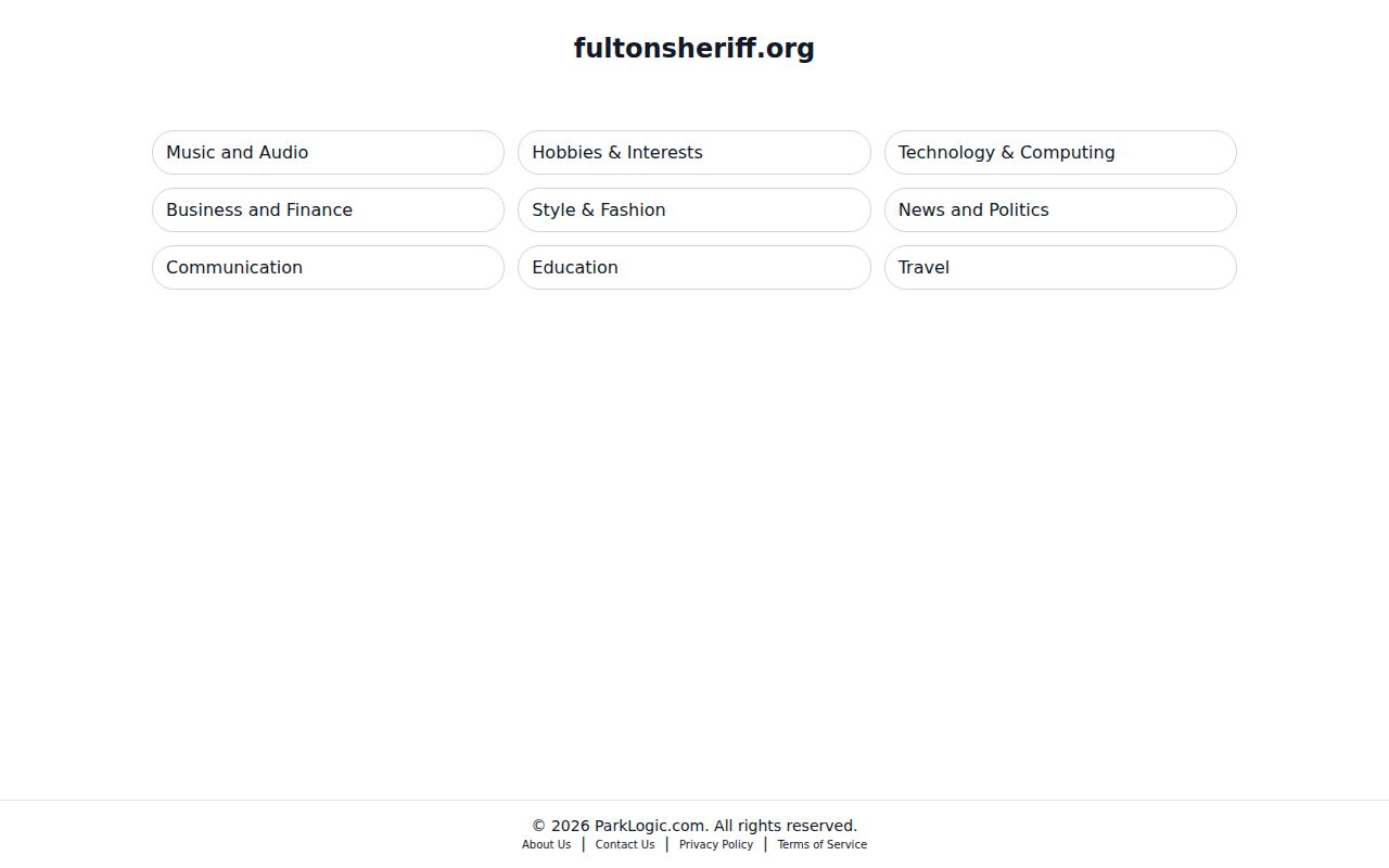 Union City residents directory Fulton inmate information source